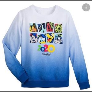 NWT Women’s Size Medium Disney World Oversized sweater Year 2020 In Multicolors